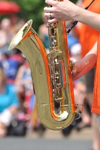 photo of saxophone